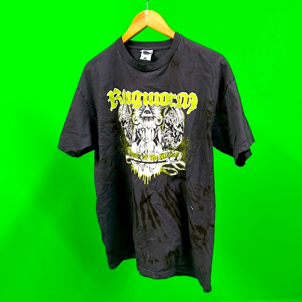 Ringworm band tee in tie dye XL shirt